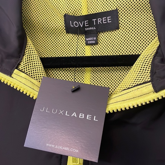 JLUXLABEL Jackets & Coats Jluxlabel Blackgreen Track Crop Jacket S Poshmark